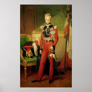 Louis-Charles-Philippe av Orleans Duke of Poster
