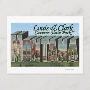 Louis & Clark Caverns Park, Montana Vykort