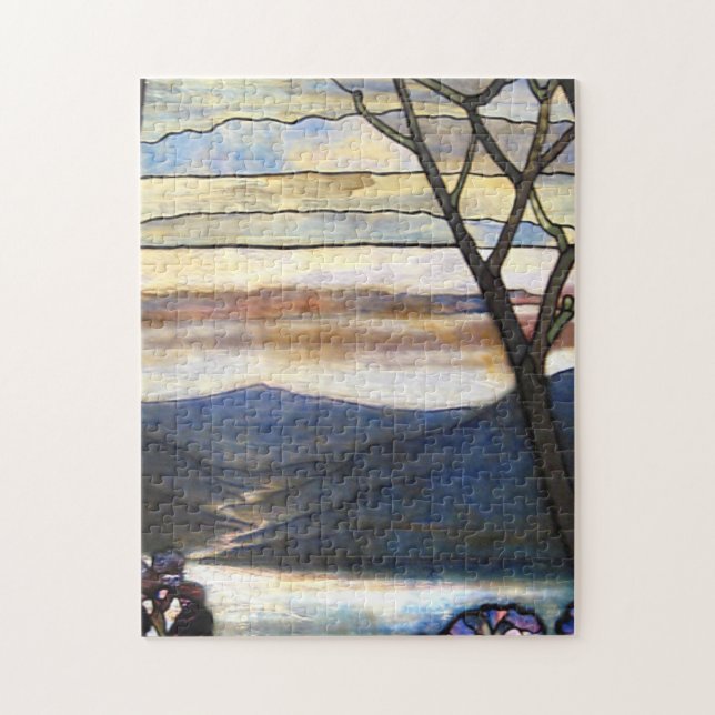 Louis Comfort Tiffany - Glass 4 Magnolias Pussel (Vertikal)