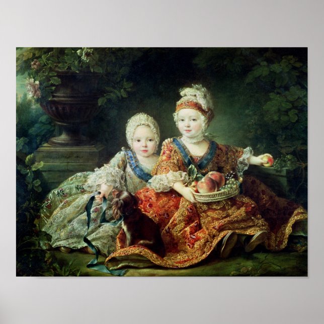 Louis de Frankrike duc de Berry och Louis de Poster (Framsidan)