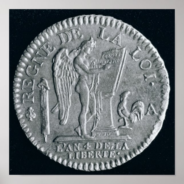 Louis d'or från Louis XVI, guld Poster (Framsidan)