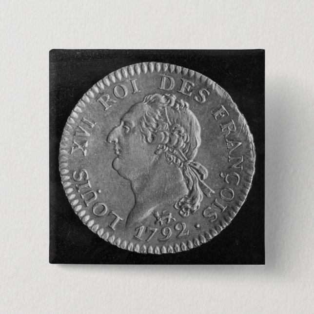 Louis d'or som visar Louis XVI, 1792 Knapp (Framsida)