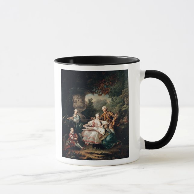 Louis du Bouchet Markis de Sourches Mugg (Höger)
