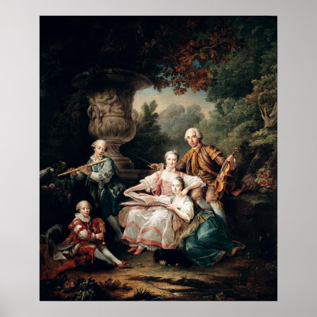 Louis du Bouchet Marquis de Sourches Poster (Framsidan)