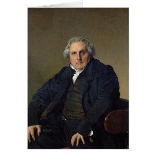 Louis-Francois Bertin 1832 Hälsningskort