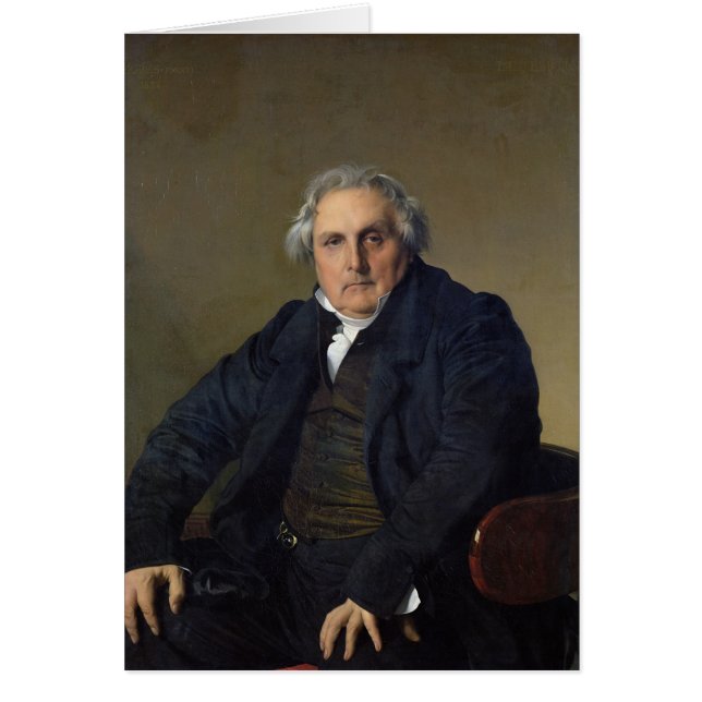 Louis-Francois Bertin 1832 Hälsningskort (Framsidan)