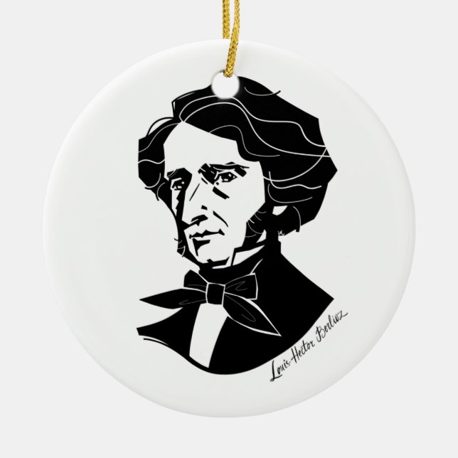 Louis-Hector Berlioz Julgransprydnad Keramik (Framsidan)