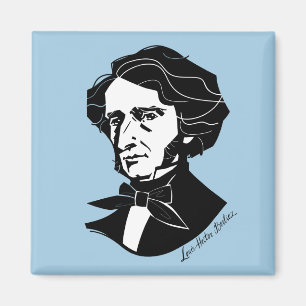 Louis-Hector Berlioz (på färgadens bakgrund) Magnet
