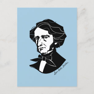 Louis-Hector Berlioz (på färgadens bakgrund) Vykort