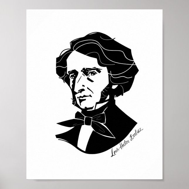 Louis-Hector Berlioz Poster (Framsidan)