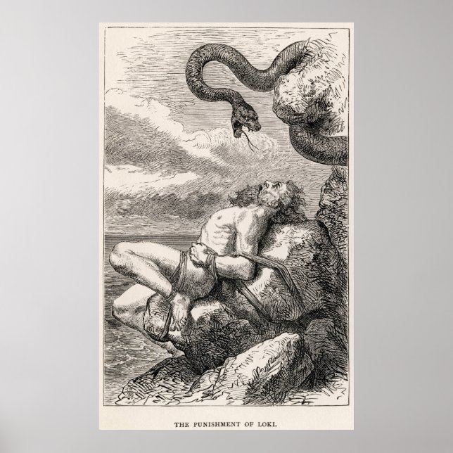 Louis Huards bestraffning av Loki Poster (Framsidan)