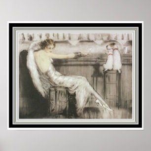 Louis Icart "Cocktail Pub" 16 x 20 Poster