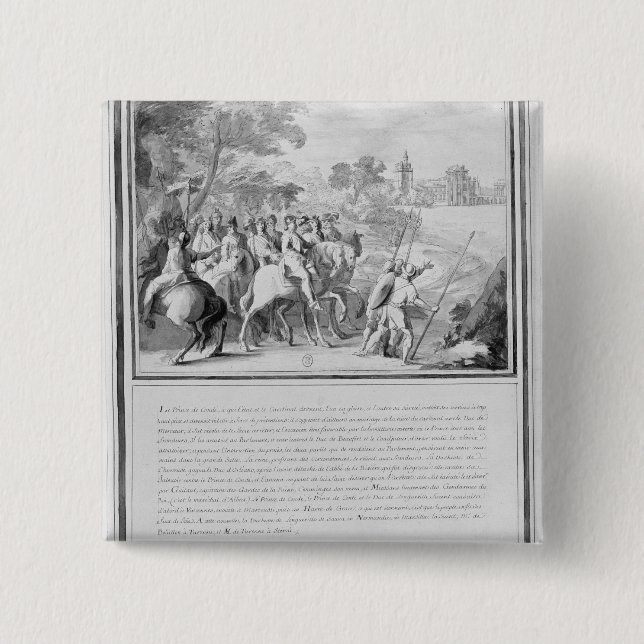 Louis II de Bourbon Prince av Conde med Knapp (Framsida)