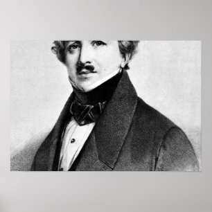 Louis Jacques Mande Daguerre Poster