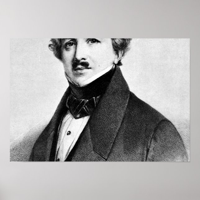 Louis Jacques Mande Daguerre Poster (Framsidan)