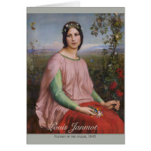 Louis Janmot Flower från fält CC0916 Art-kort