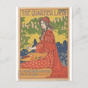 Louis John Rhead - Quartier Latin Vykort