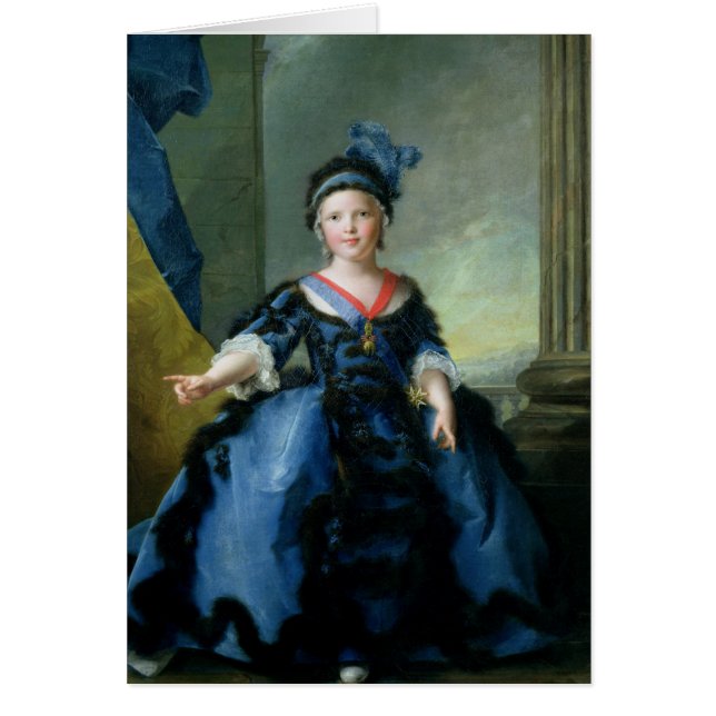 Louis-Joseph-Xavier de Frankrike Hertig av Hälsningskort (Framsidan)