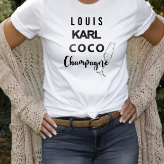 Louis Karl Coco Champagne Statement T Shirt