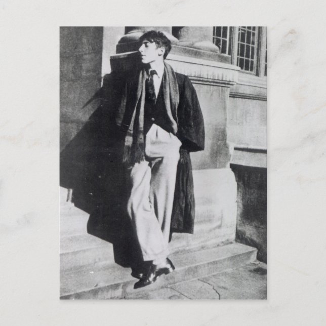 Louis MacNeice under sin tid i Oxford Vykort (Framsida)