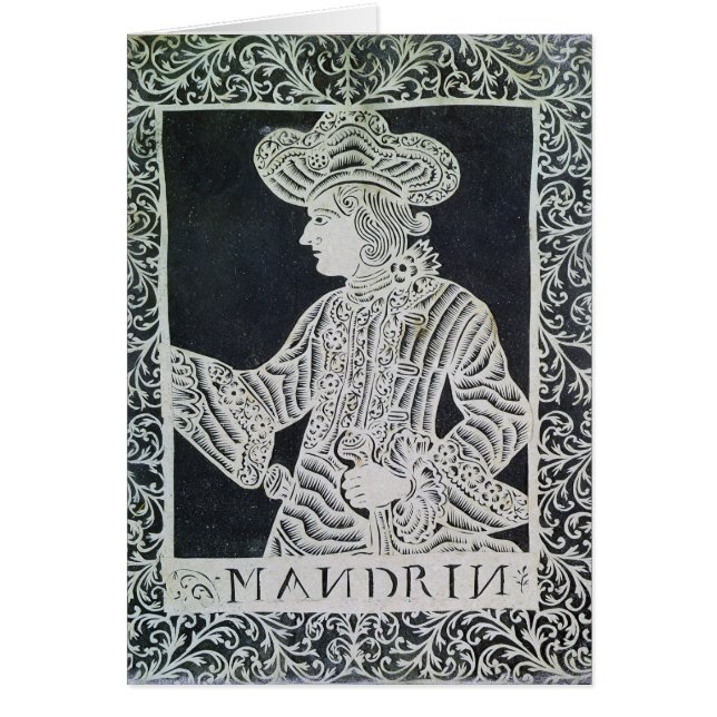 Louis Mandrin Hälsningskort (Framsidan)