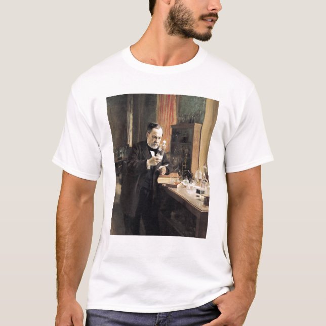 Louis Pasteur i hans laboratorium, 1885 T-shirt (Framsida)
