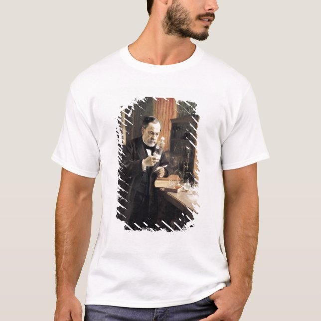 Louis Pasteur i hans laboratorium, 1885 Tee (Framsida)