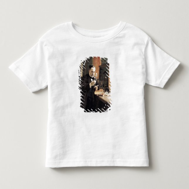 Louis Pasteur i hans laboratorium, 1885 Tee (Framsida)