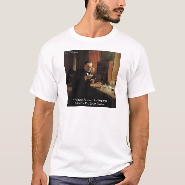 Louis Pasteur "Tur" Citatpresenter & T-shirts (Framsida)