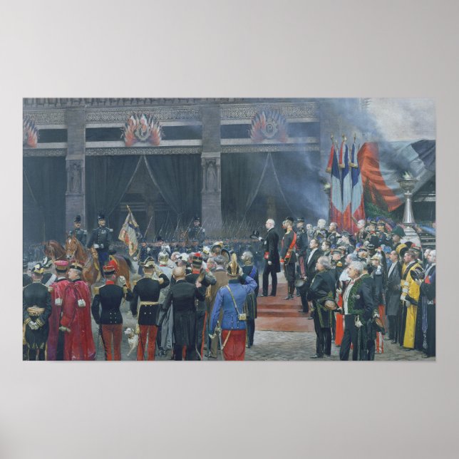 Louis Pasteurs begravning Poster (Framsidan)