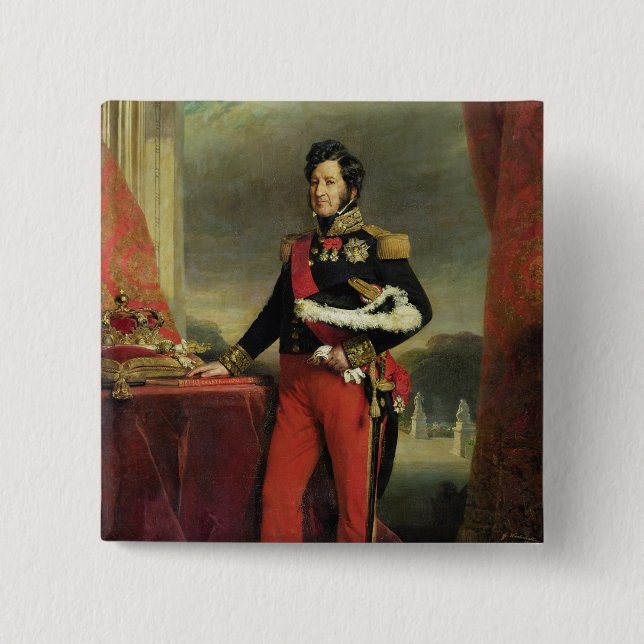 Louis-Philippe mig, kung av frankriken Knapp (Framsida)