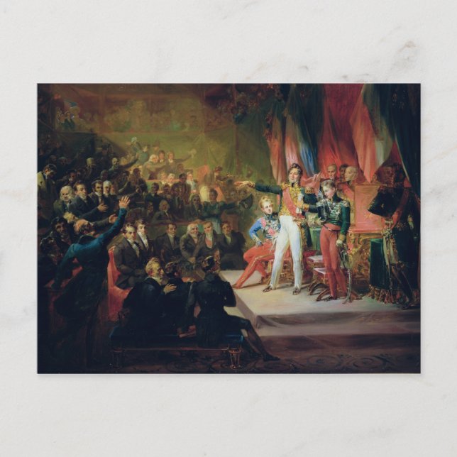 Louis-Philippe: "Svep-In" Vykort (Framsida)