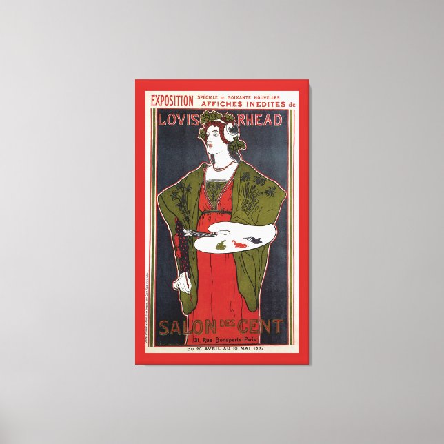 Louis Rhead ~ Salon des Cent Canvastryck (Framsida)