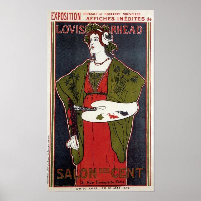 Louis Rhead ~ Salon des Cent Poster (Framsidan)