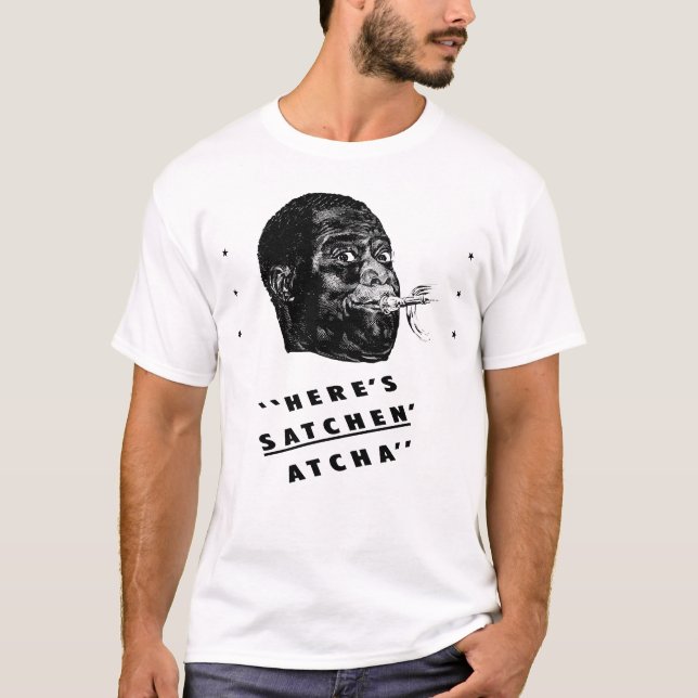 Louis "Satchmo" Armstrong, Las Vegas 1955 Tee (Framsida)
