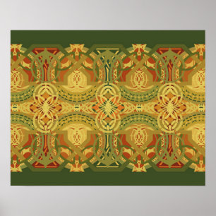 Louis Sullivan, övre ångstencil Poster