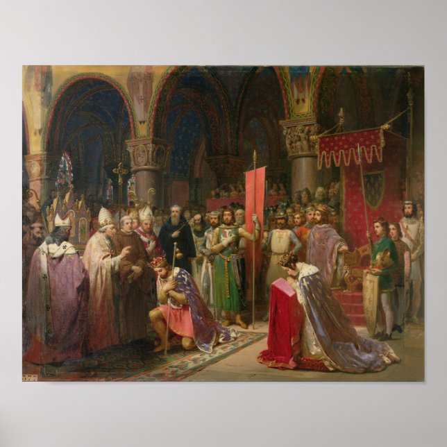 Louis VII the Young, Kung of Frankrike Poster (Framsidan)