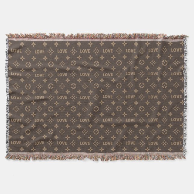 Louis Vuitton Kärleksmönster Filt (Framsidan)