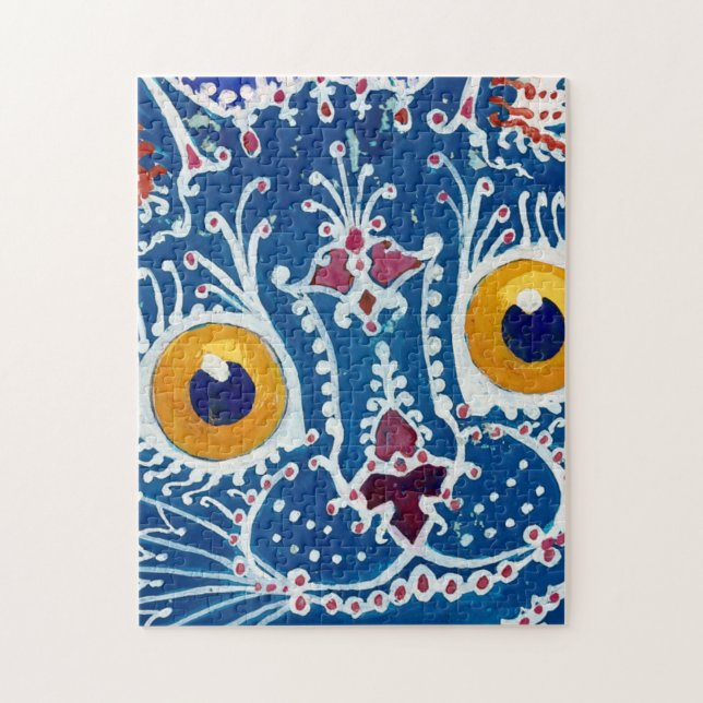 Louis Wain A cat i Gothic Stil Pussel (Vertikal)