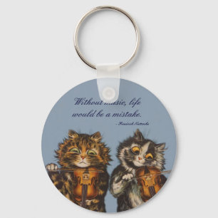Louis Wain - A Gift for Cat Lovers Nyckelring