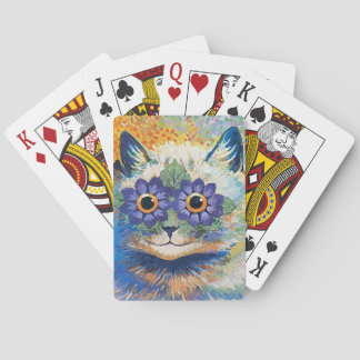 Louis Wain, blomma Cat Casinokort