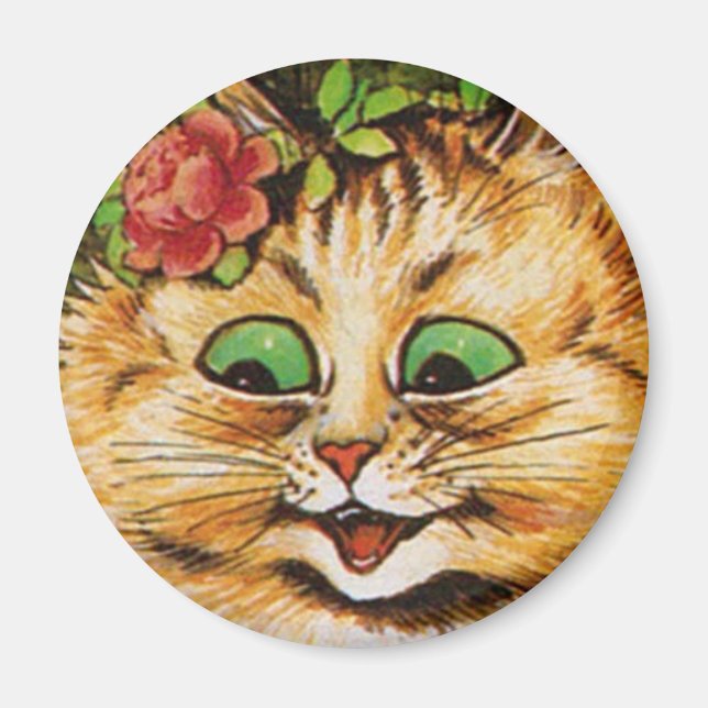 Louis Wain cat Magnet (Framsidan)