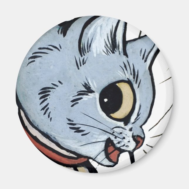 Louis Wain cat Magnet (Framsidan)
