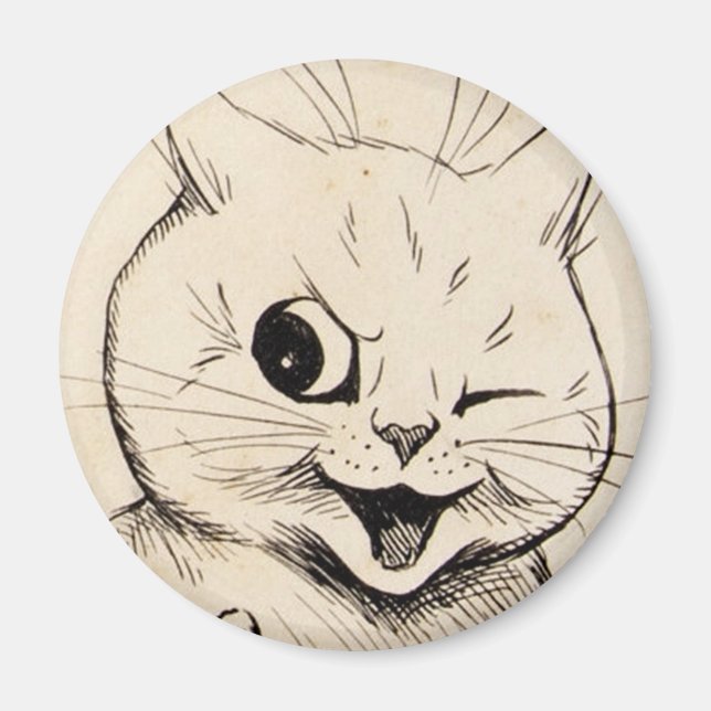 Louis Wain cat Magnet (Framsidan)