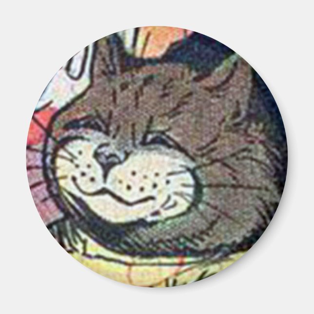Louis Wain cat Magnet (Framsidan)