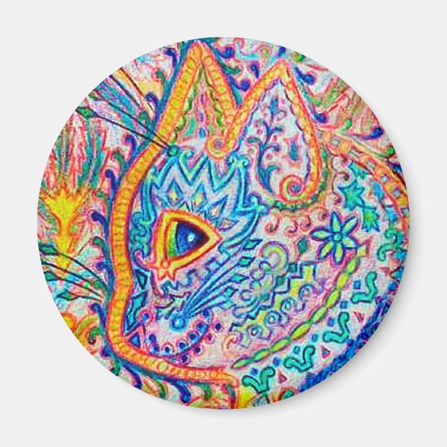 Louis Wain cat Magnet (Framsidan)