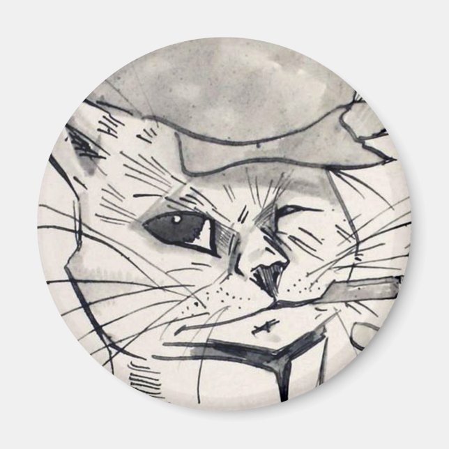 Louis Wain cat Magnet (Framsidan)