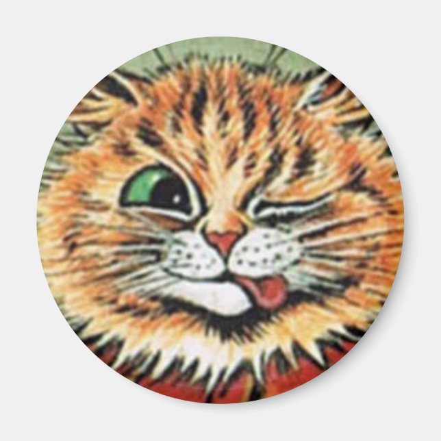 Louis Wain cat Magnet (Framsidan)
