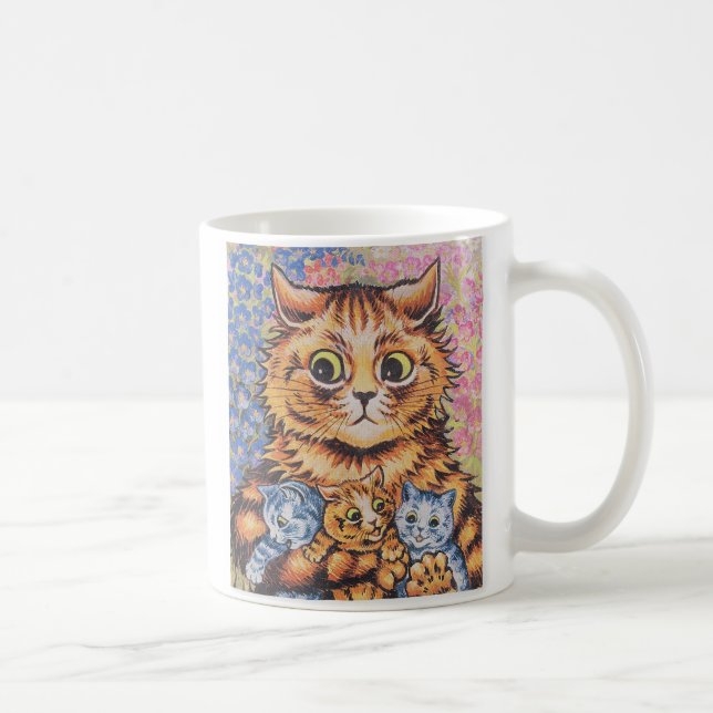 LOUIS WAIN CAT MAMMA ART COFFEE MUGG (Höger)