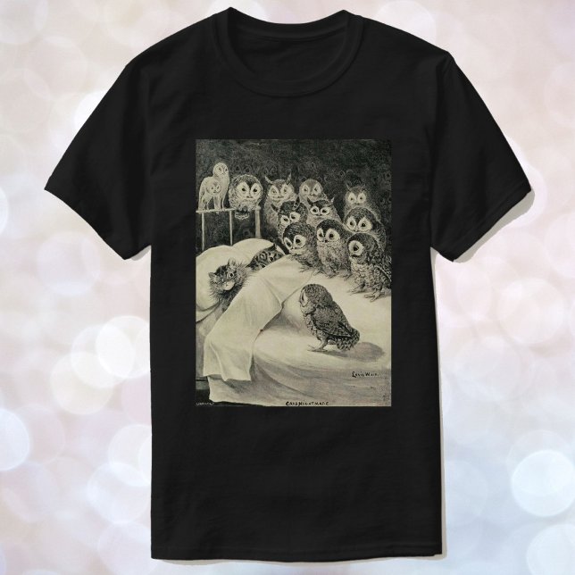 Louis Wain Cat Nightmare Uggla Women's T Shirt (Skapare uppladdad)